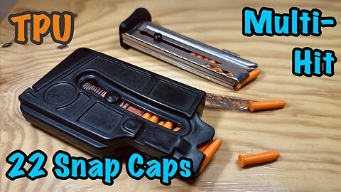 FINALLY! A 22 Snap Cap That Is ACTUALLY A Snap Cap! Multi-Strike Rated, TPU Material