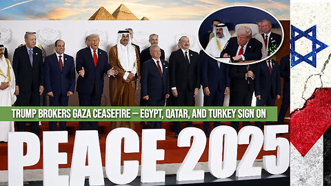 An 𝐄𝐱𝐭𝐫𝐚𝐨𝐫𝐝𝐢𝐧𝐚𝐫𝐲 Moment in 𝐇𝐢𝐬𝐭𝐨𝐫𝐲 — Gaza Ceasefire Signed with Trump 🇮🇱 🇵🇸