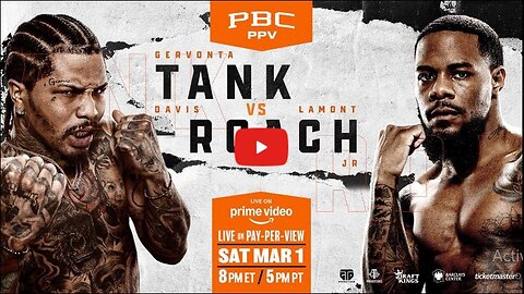 WATCH: Tank vs Roach Live Stream Free On TV Channel