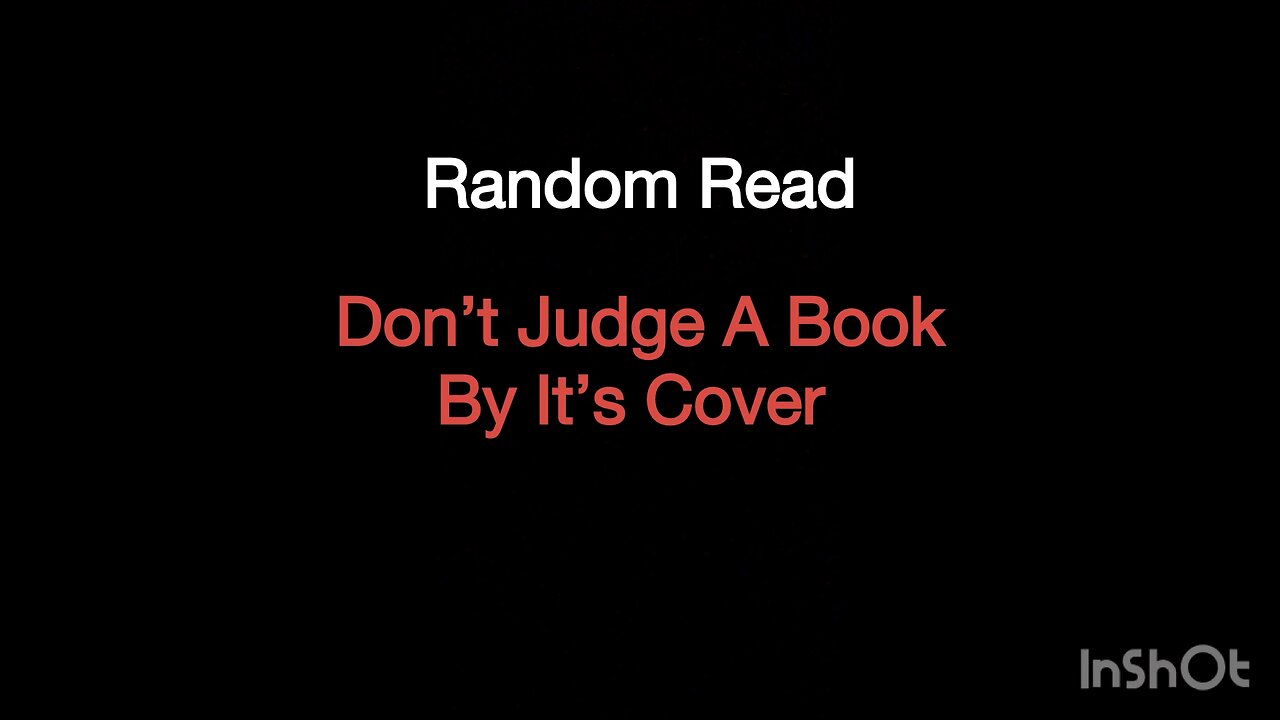 Random Read: Don’t Judge A Book By It’s Cover