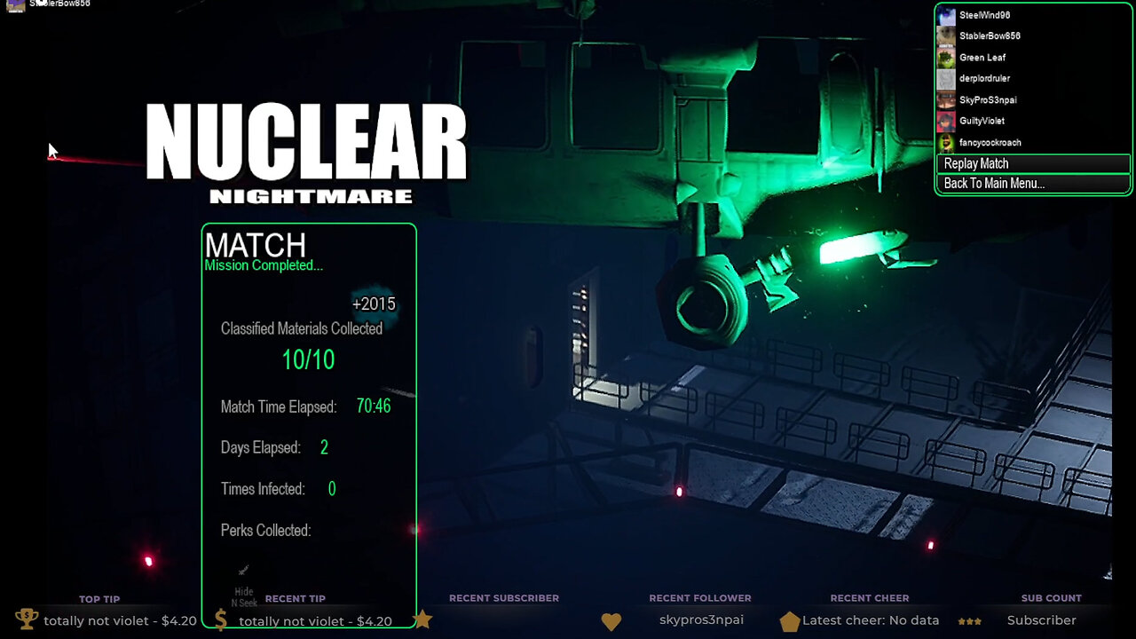 Nuclear Nightmare: Mission Objective: M U R D E R [STREAM ARCHIVE]