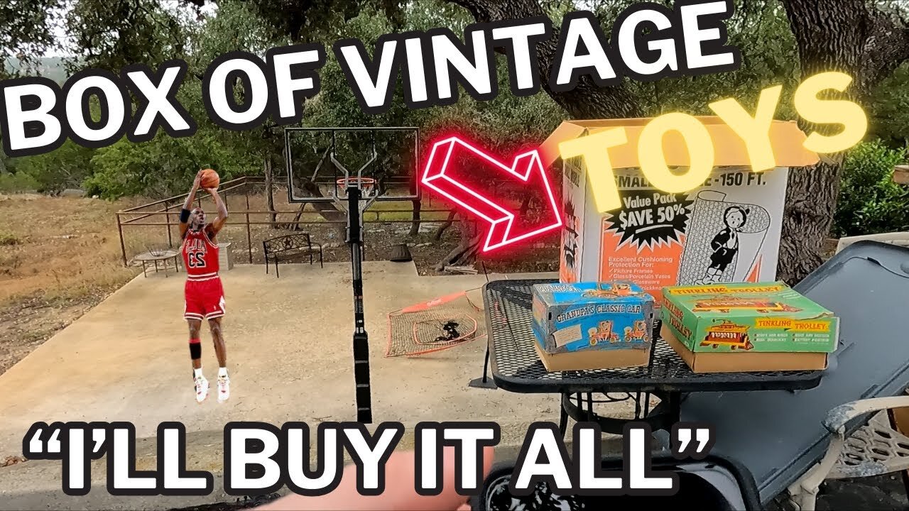 He Wanted $100 for the WHOLE BOX (Garage Sale Treasure Hunting)