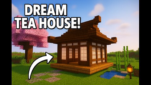BUILD Your DREAM Japanese Tea House in Minecraft! 🏯✨