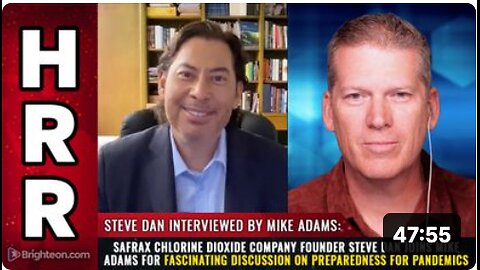 SAFRAX 'chlorine dioxide' company founder 'Steve Dan' joins 'Mike Adams' for fascinating discussion