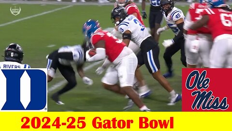 Duke vs #14 Ole Miss Football Game Highlights, 2024-25 Gator Bowl