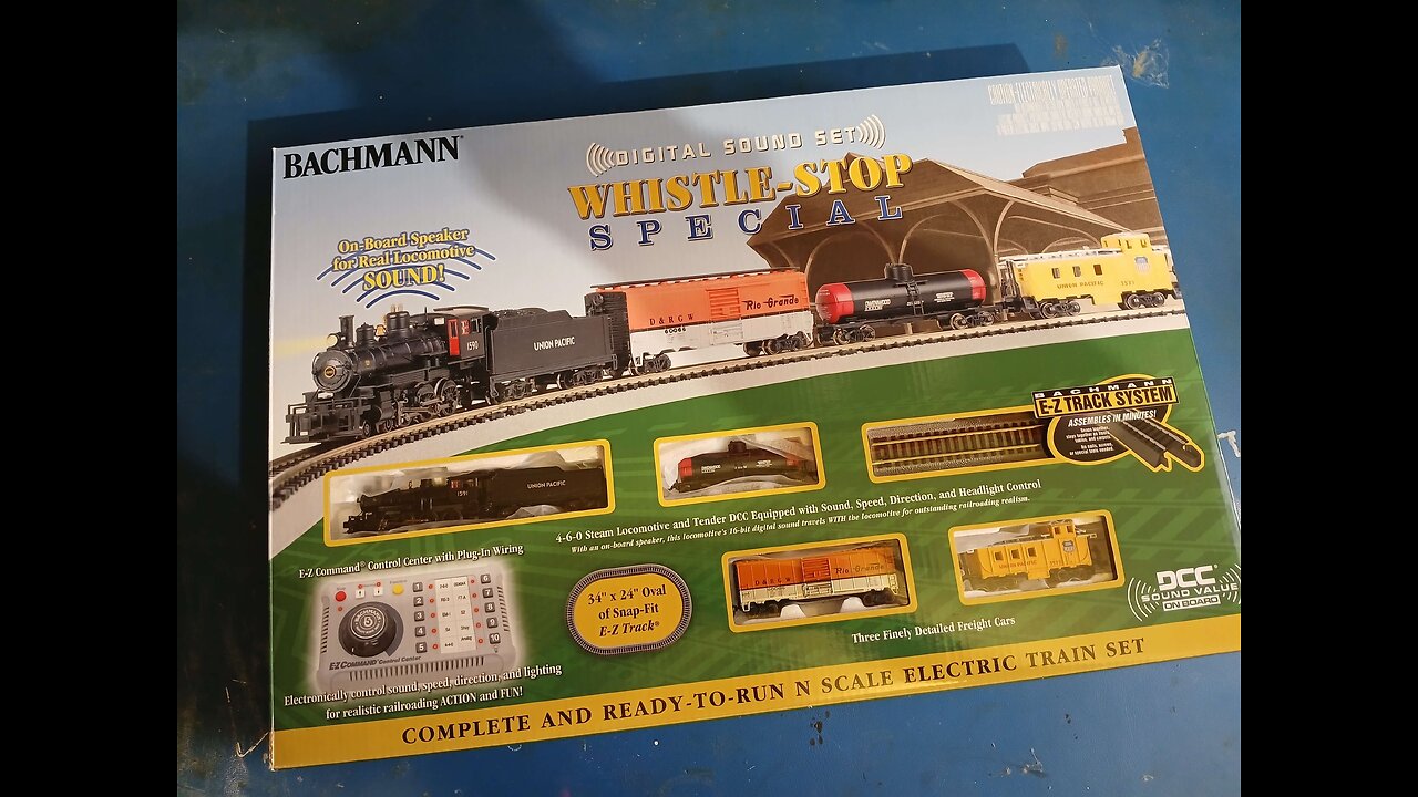 Ep. 1 Clandestine Unboxing of N Scale Bachmann Whistle Stop Train Set