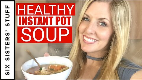 Instant Pot Healthy Chicken and Potato Soup (or Slow Cooker) Meal Prep Monday