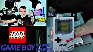DSP Lego Game Boy Time-Lapse Build (64x Speed) + Begging to Hit Goal or Stream Won't End! 10-09-25