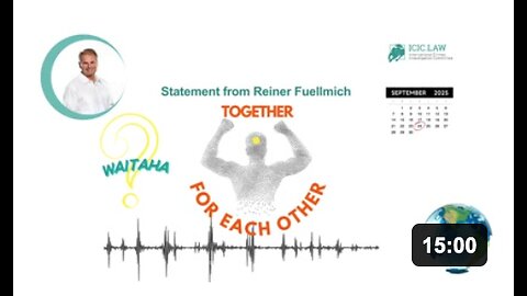 Statement from Dr. Reiner Füllmich, end of September 2025.