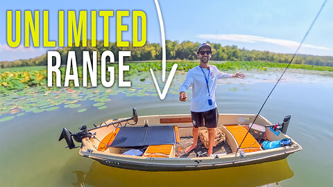 I Built a Solar Powered Fishing Boat | Jackery