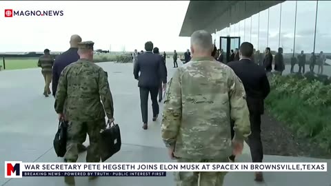 🇺🇸 WAR Secretary Pete Hegseth joins Elon Musk at SpaceX Base in Brownsville, Texas [LIVE]