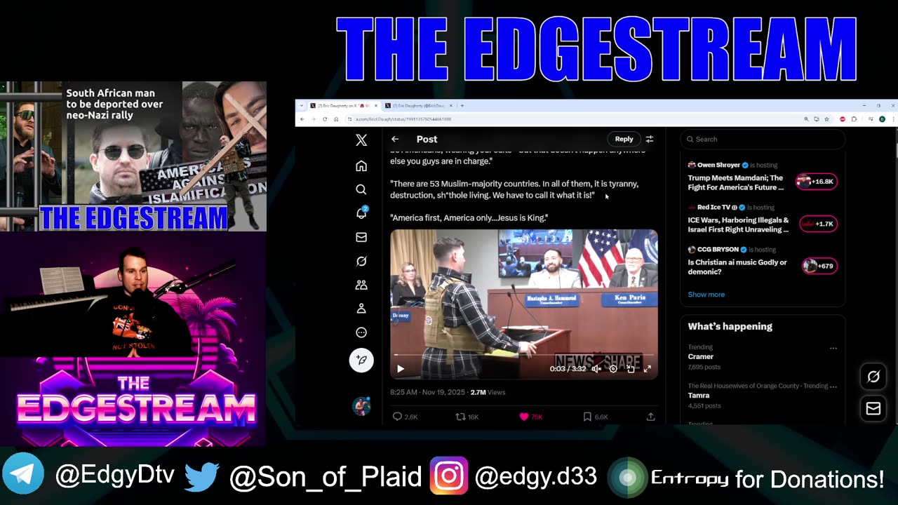 CHUD NATIONALISM - EdgeStream (2025-11-20)