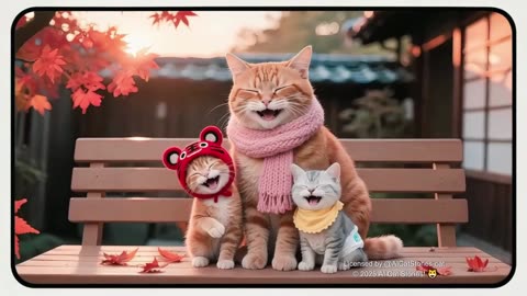 Tiger-Hat Kitten Crashes While Taking Photos!