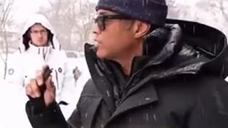 Here's Don Lemon outside the Minnesota church harassing Christians as they're leaving