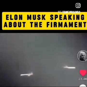 ELON ADMITS WE CAN'T GO PAST THE FIRMAMENT