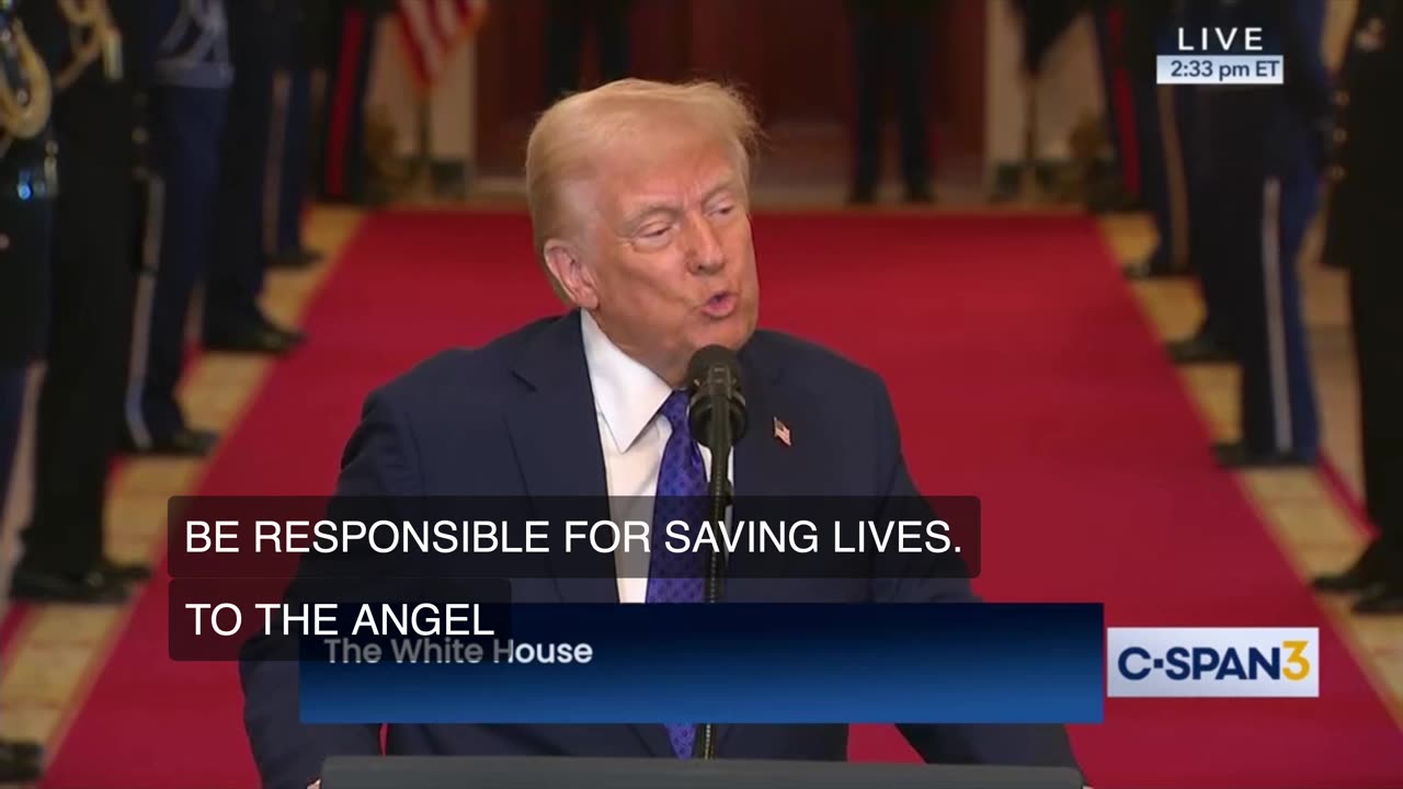 President Trump since 2015 to save lives!