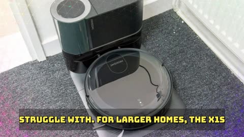 Proscenic X1S Robot Vacuum Cleaner with Mop 3000 Pa Suction Power Self-Empty, 2.5L Dust Bag