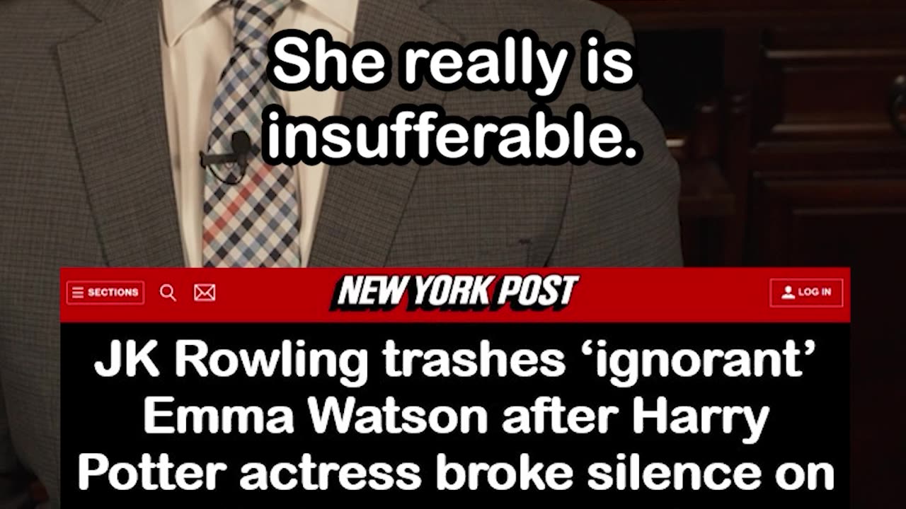 JK Rowling Shreds Emma Watson Over ‘Ignorance’