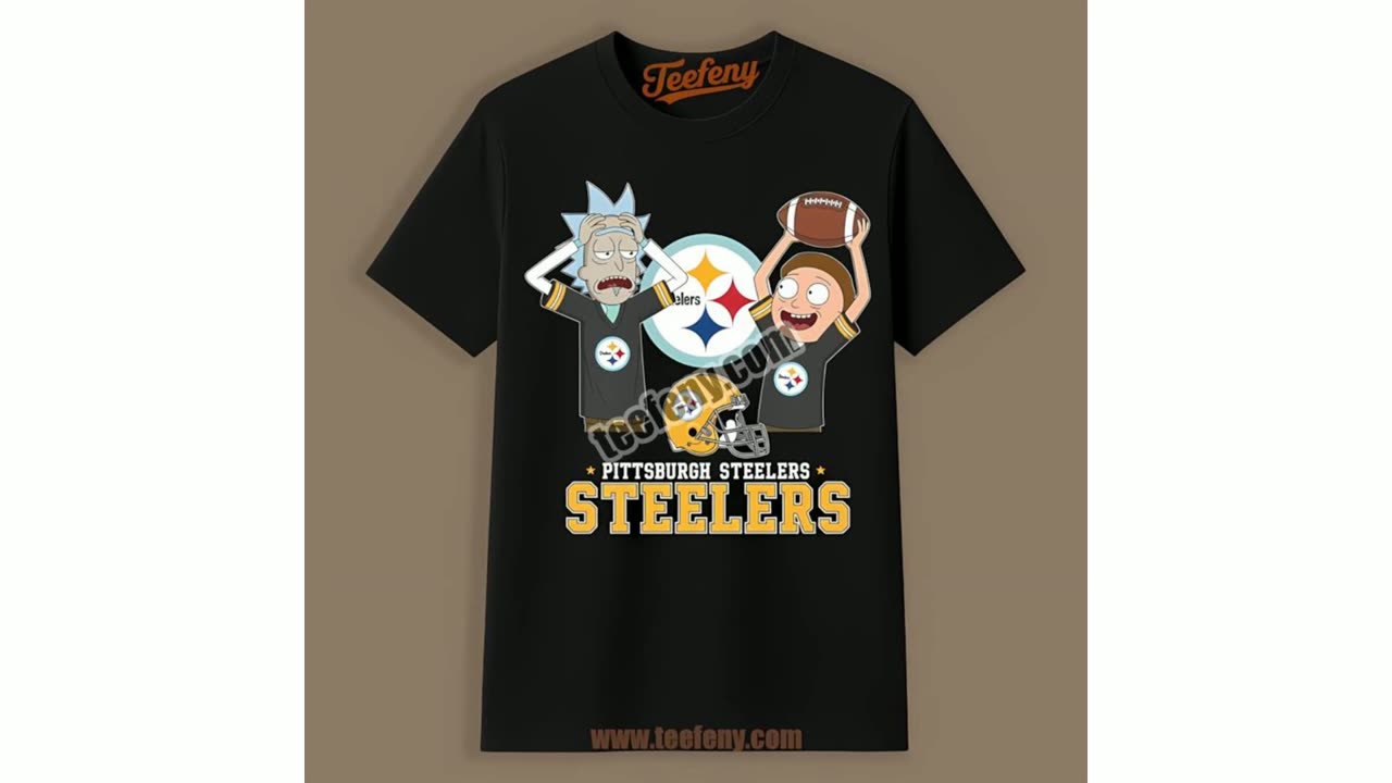 Pittsburgh Steelers Rick And Morty Funny Shirt