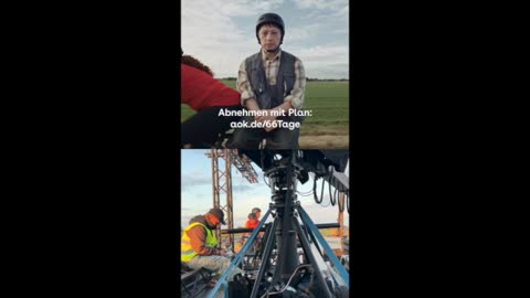 Behind the scenes AOK 66 tage challenge making of