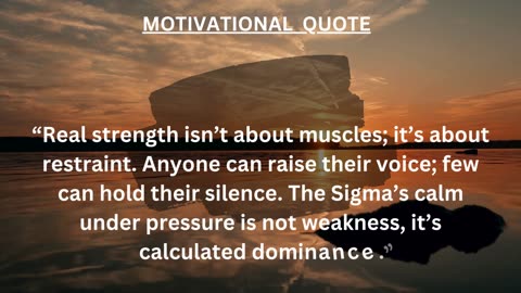 Motivational Quote, 💀 Stay calm. That’s real control.