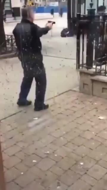 Savages attack older White man