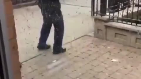 Savages attack older White man