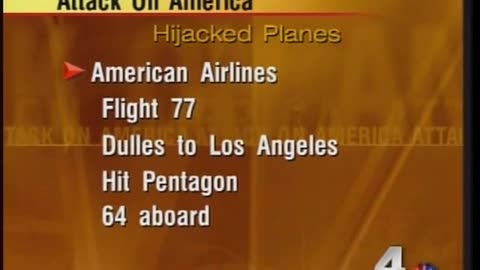 News 4 at 6 WRC September 11, 2001 600pm-700pm EDT