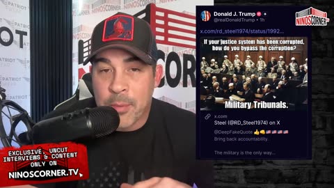 Trump: Justice System ‘CORRUPT'! Hints at Military Tribunals.. Nick Fuentes Declares War On Tucker
