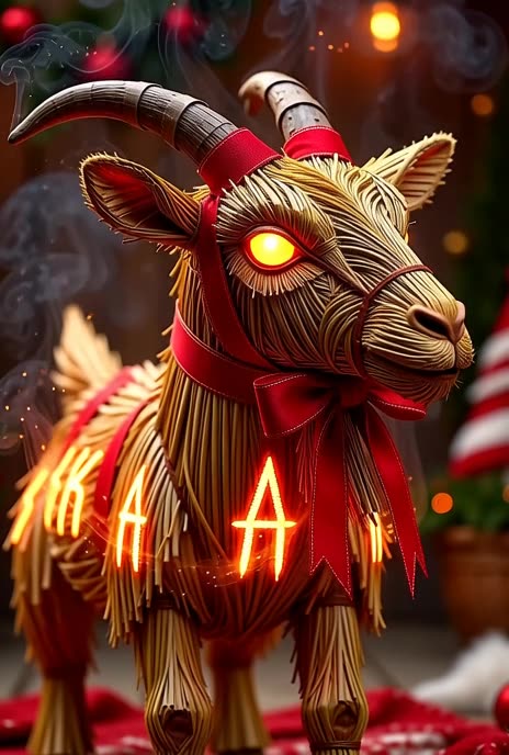 Yule Goat Reborn: The Return of the Ember-Eyed Julbock, AI Video
