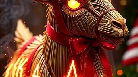 Yule Goat Reborn: The Return of the Ember-Eyed Julbock, AI Video