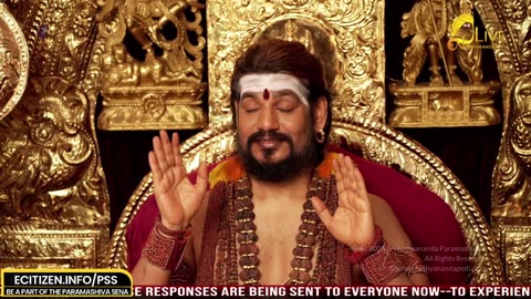 Witness the Divine Presence: Live Darshan of Bhagavan Nithyananda