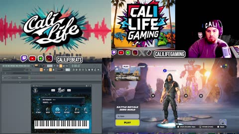 Fortnite 🔫 | Cali Life Gaming 🌴 Cali Life Beats 🎹