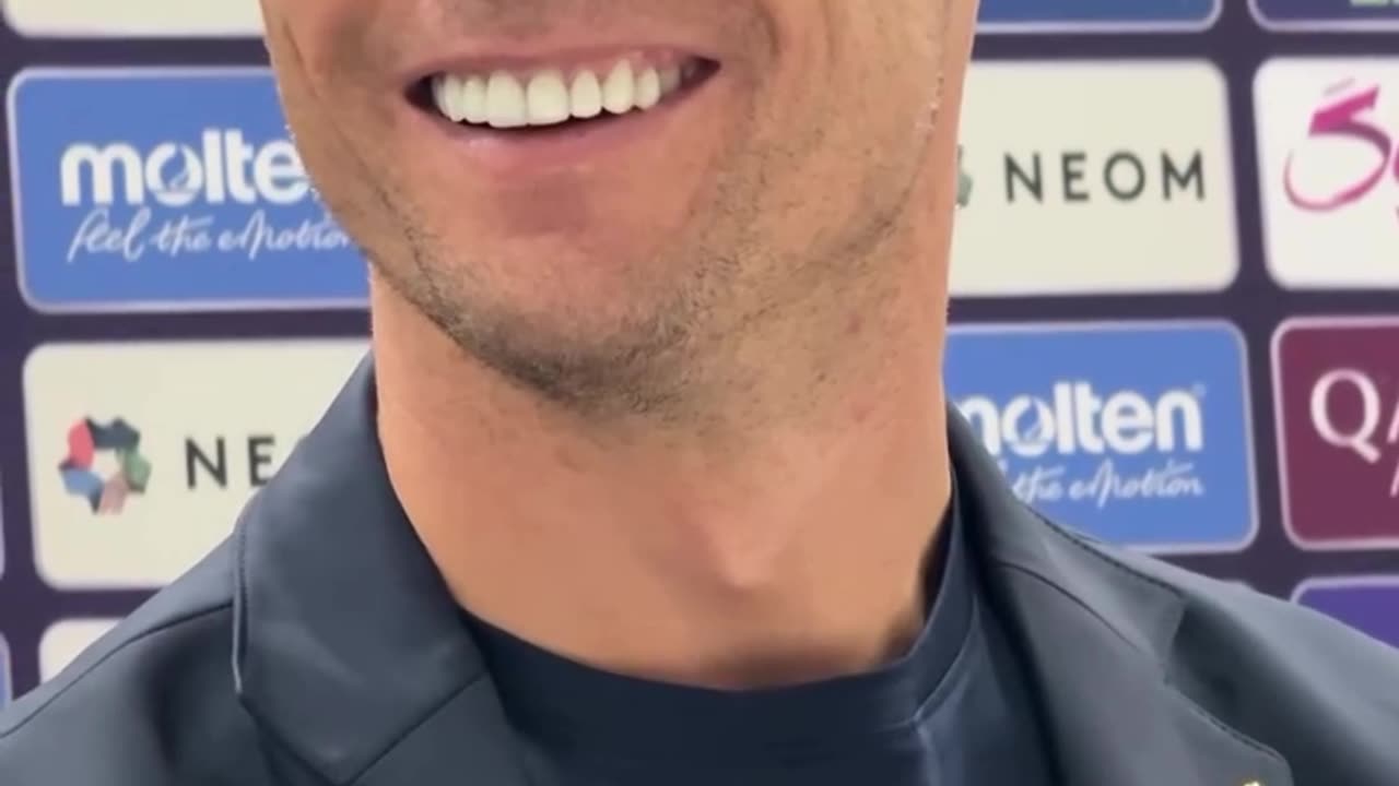 Cristiano continues to share his smile