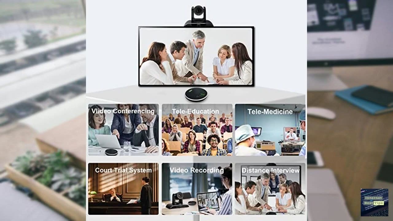 TONGVEO All-in-One Conference Room Video Camera System Bundle