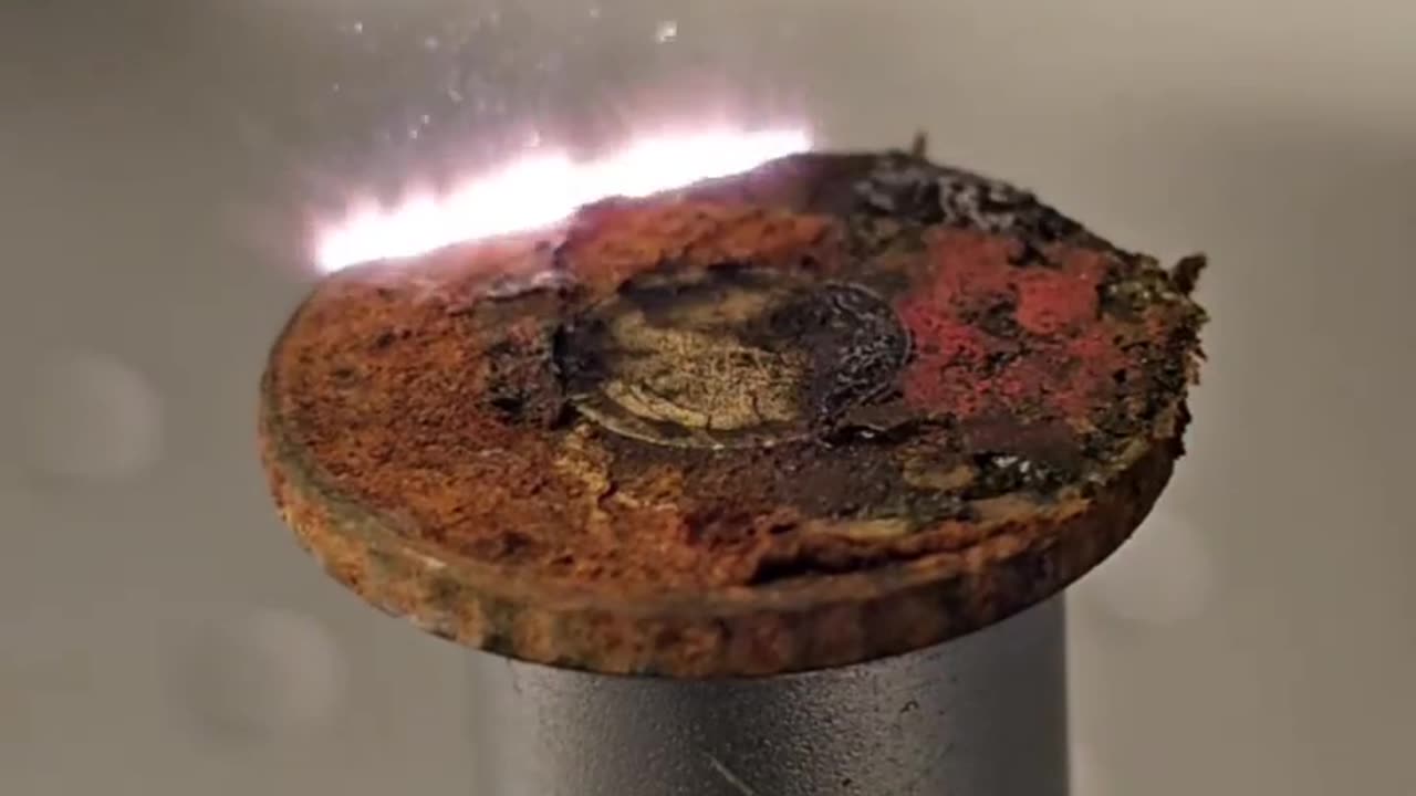 💡✨ Watch as a Laser Removes Rust from a Coin in Seconds! | FeedMyCuriosity