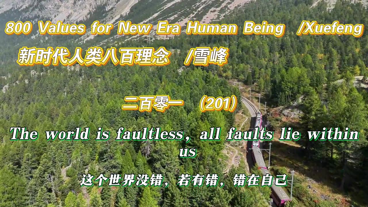 800 Values for New Era Human Being（201）