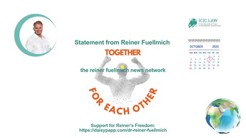 Reiner Fuellmich Statement - Oct 9 2025