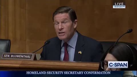 Democrat Senator Blumenthal Urges Kristi Noem to ‘Put Aside’ Biden’s 300,000 Missing Children