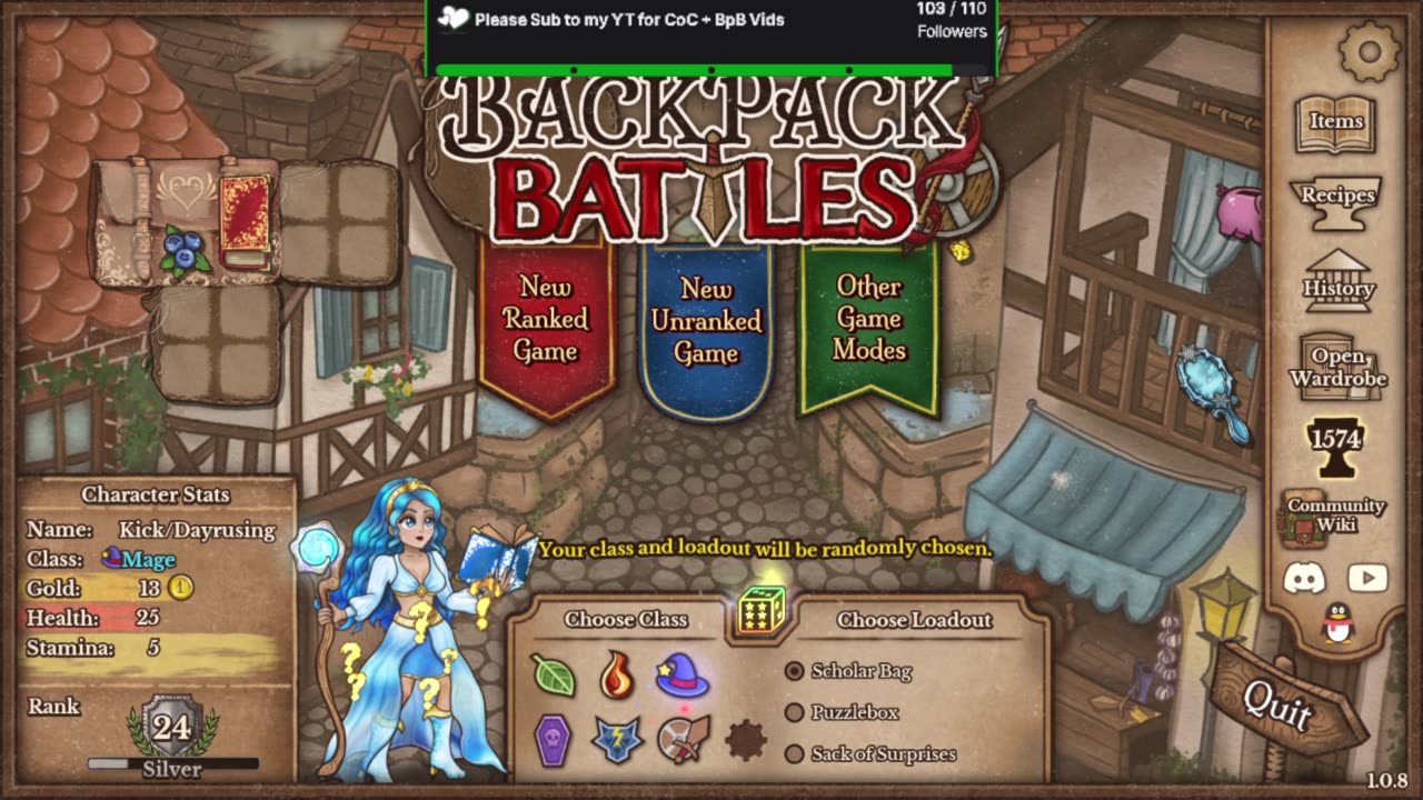 Playing Buffs Removal Mage from rank SM to HB