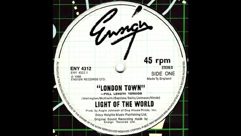 Light Of The World - London Town