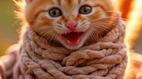 😼 Cute Cat in Trouble 💥 | Funny Kitten Caught in Mischief | Adorable Animal Video