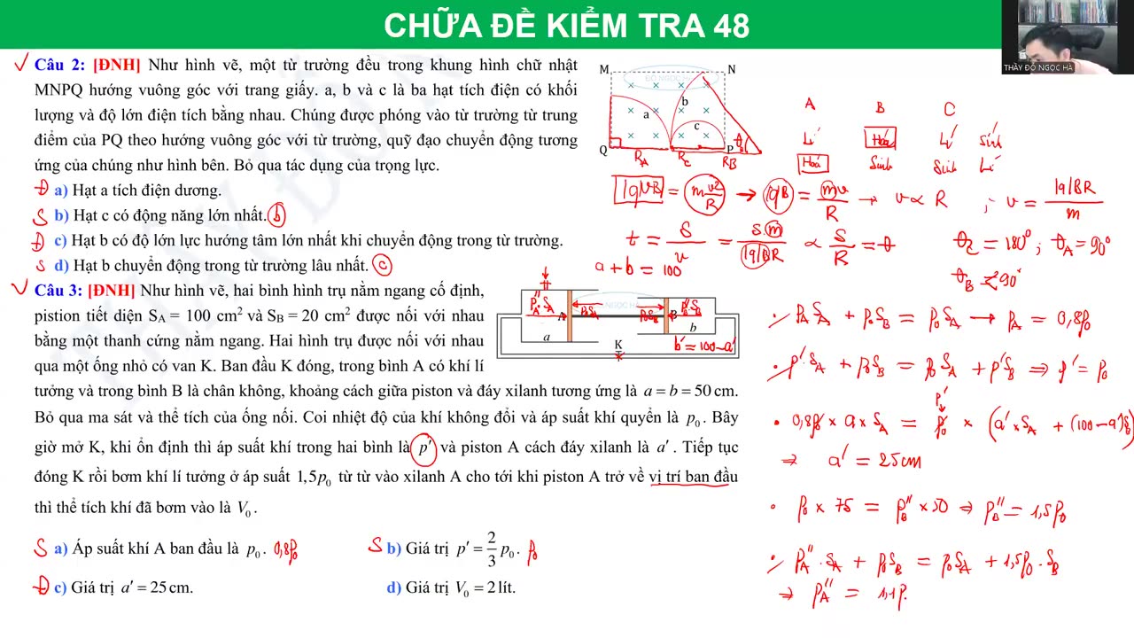 BUỔI 49 : THÍ NGHIỆM CHẤT KHÍ
