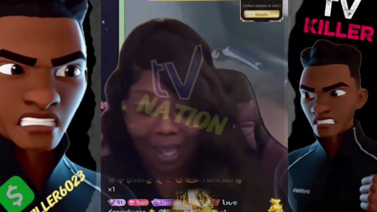 POPPA TOM CAT TRYS TO CHECK TASHA ALLEN FOR COMMENTS MAD ABOUT HIM & TOMIKAY