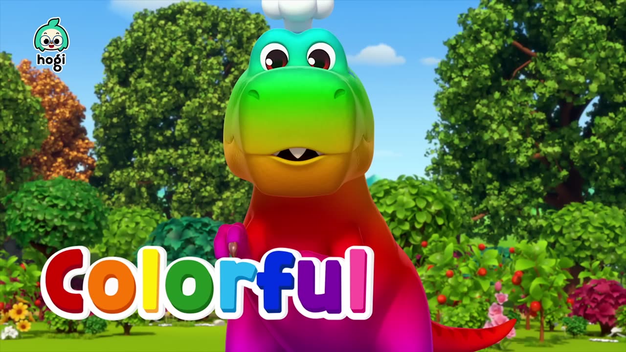 Learn Colors with Dinosaurs and More｜Colors for Kids｜Hogi Colors