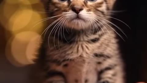 Cuidou Do Bebê Gato Abandonado Com Amor