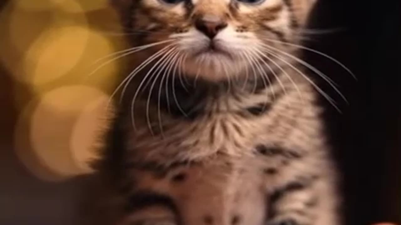 Cuidou Do Bebê Gato Abandonado Com Amor