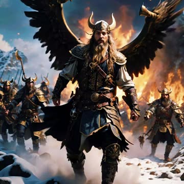 When the Gods Returned: Viking Warriors vs The Winged Legion ⚡🔥