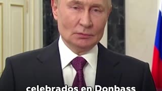 Putin felicita al pueblo por el Día de la Reunificación de Rusia con las nuevas regiones