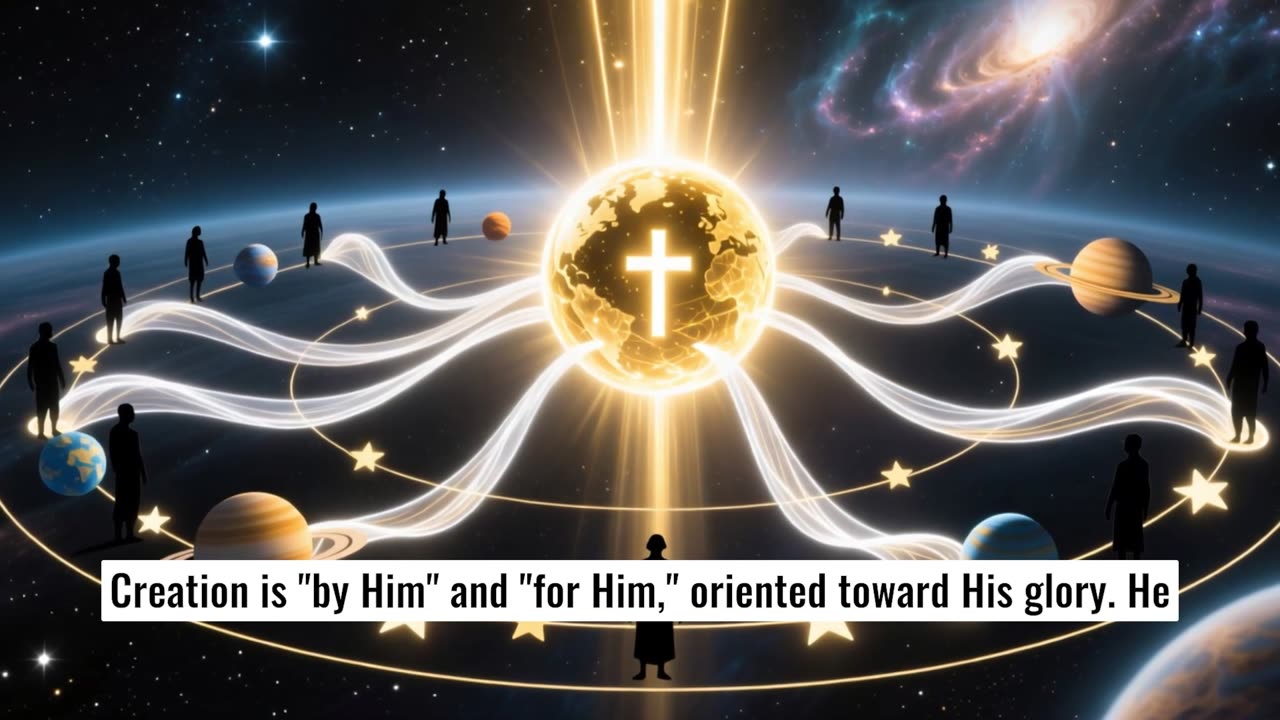 The Word Made Flesh. God said it, the Word executed it. "Let there be light."